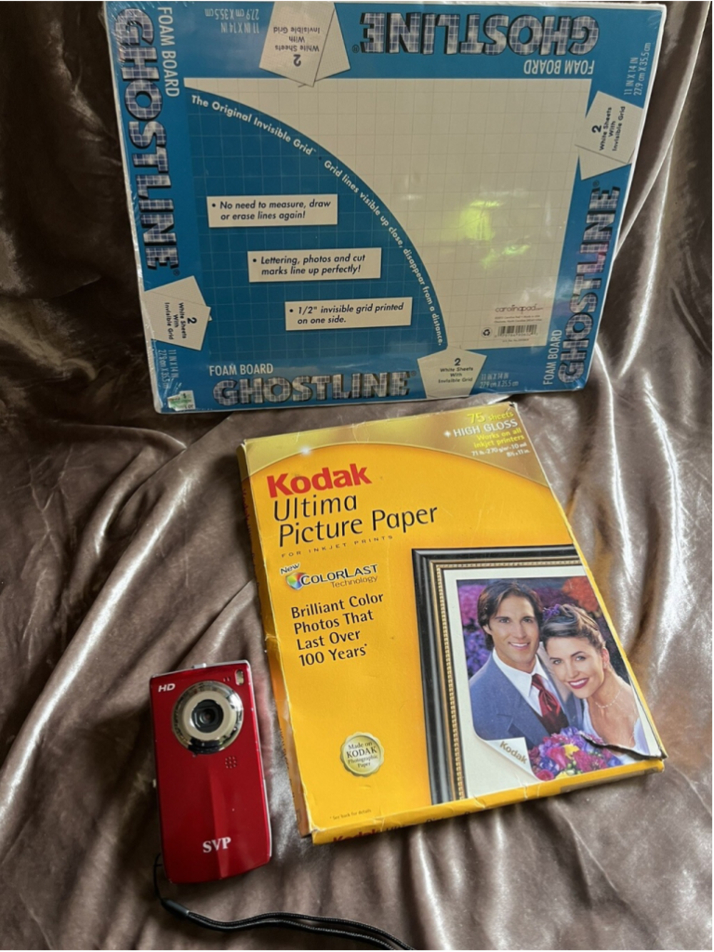 SVP DIGITAL VIDEO CAMERA - HD /red with printer paper /VIDEO/VOICE RECORDER&MORE